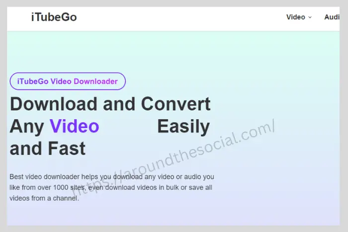 Online video converter