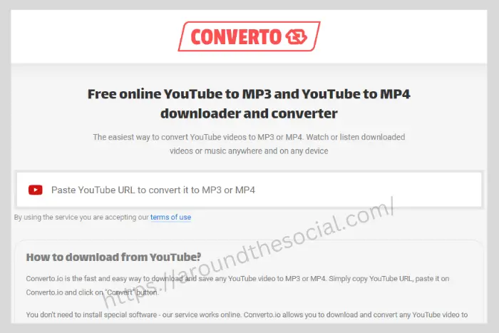 free online tool to download YouTube videos to MP4 format