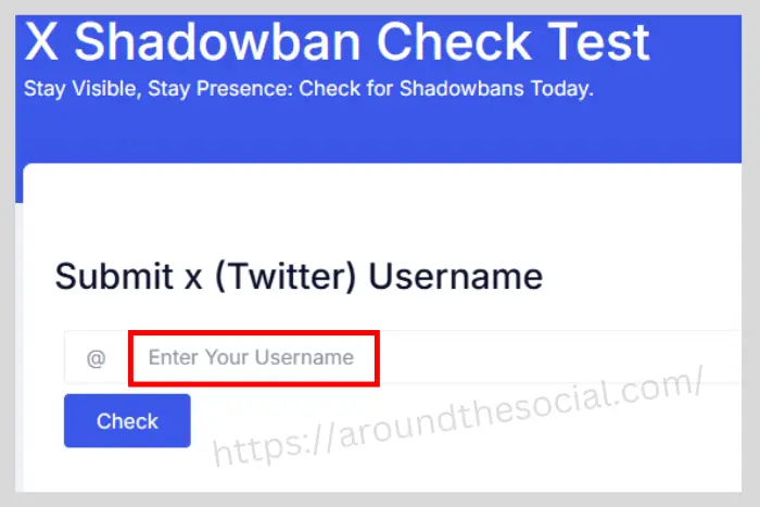 Twitter Shadowban Test Tool