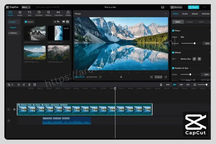 capcut free tool video editor