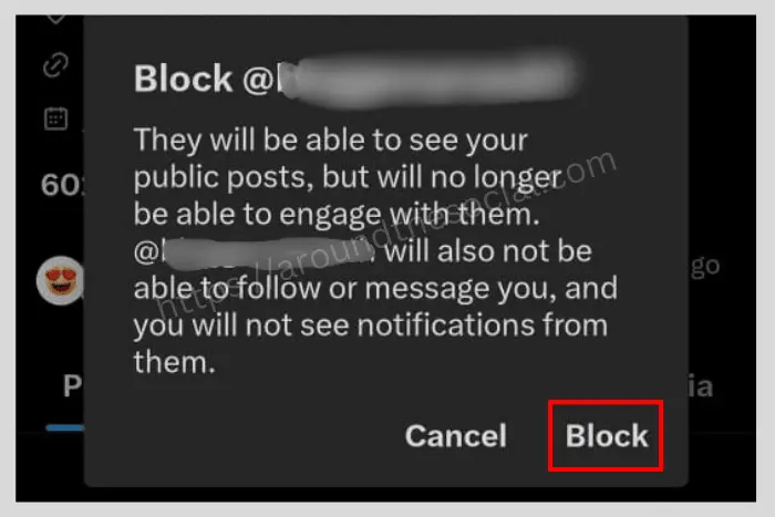 block an account on twitter android