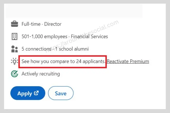 LinkedIn Featured Applicant status to highlight your profile for job opportunities.