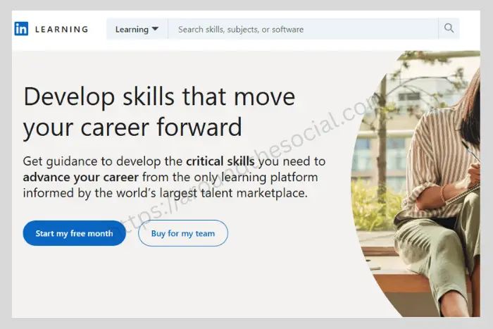 LinkedIn Learning access for professional courses, skill development, and career growth